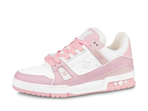 pink louis vuitton trainers.